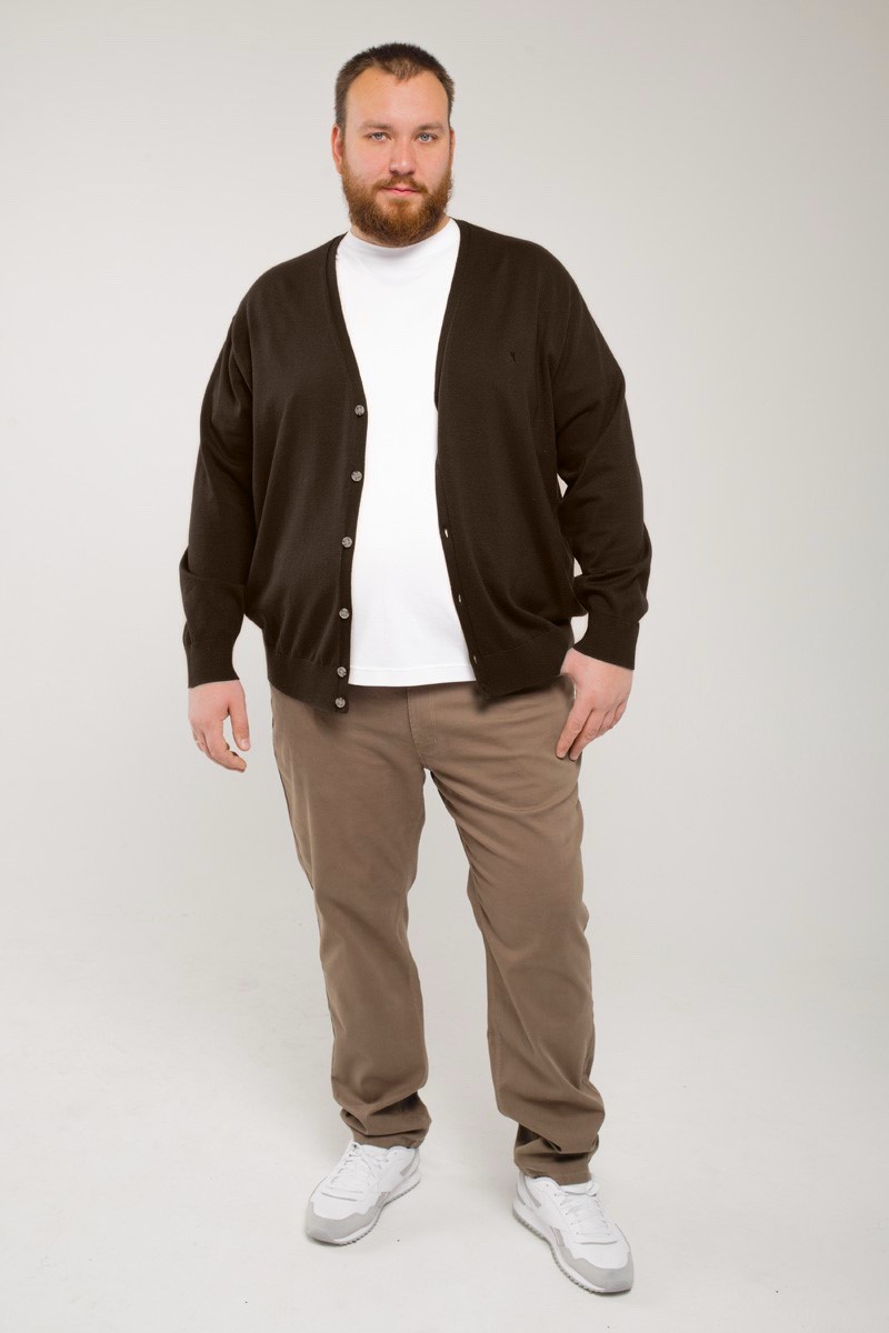 Кардиган мужской мужской большого размера, арт 3279/18