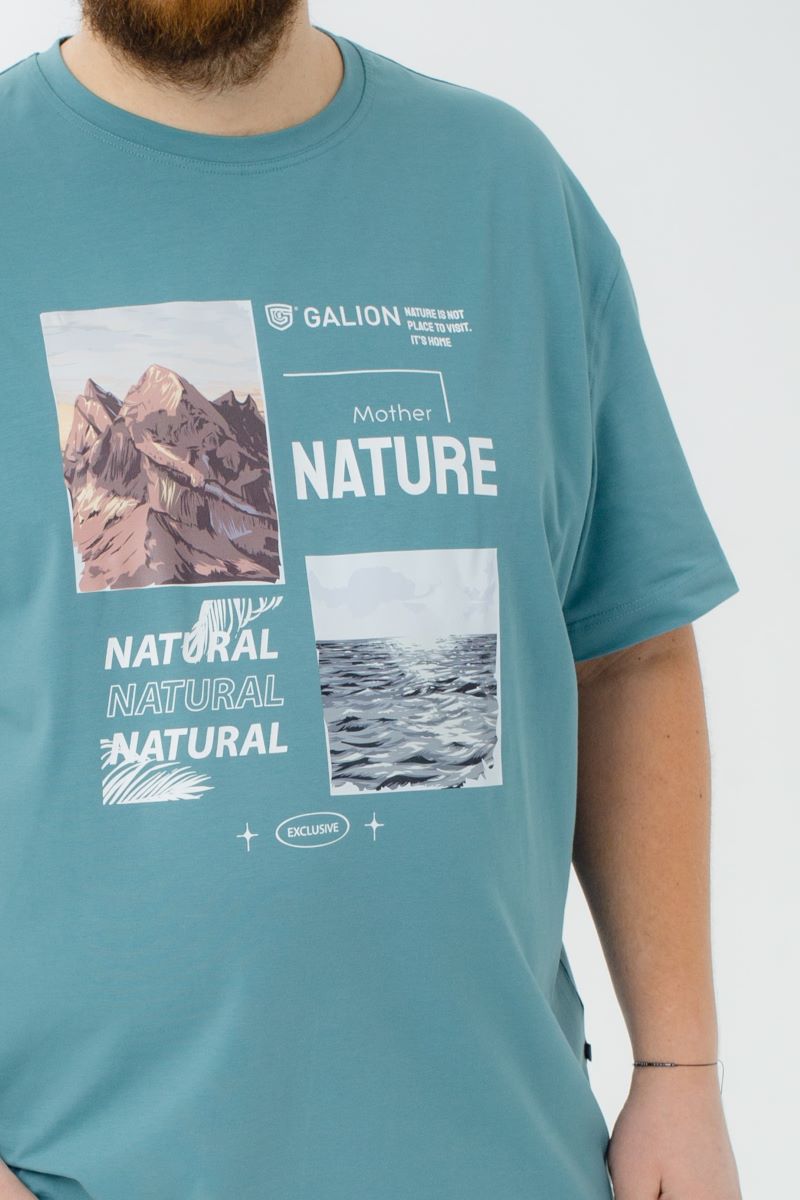 Футболка мужская мужская больших размеров, арт 4080/35/72 