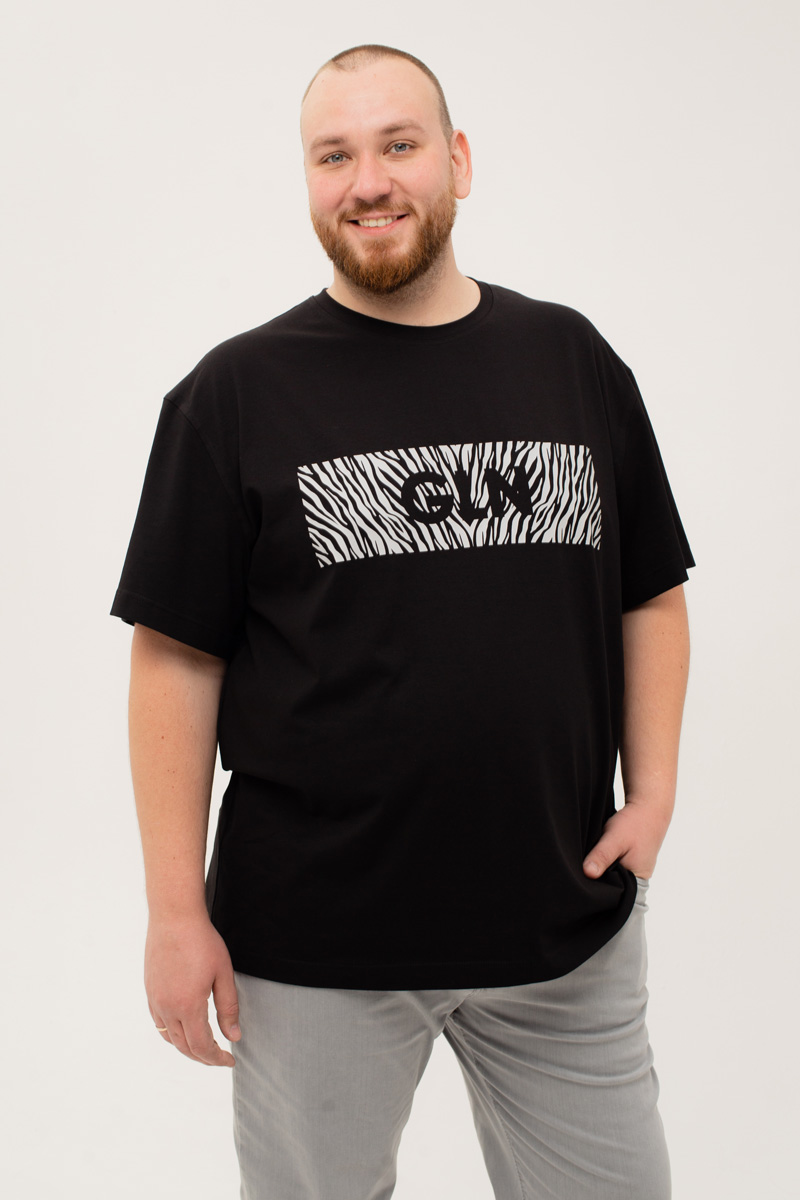 Футболка мужская мужская больших размеров, арт 4080/1/50 