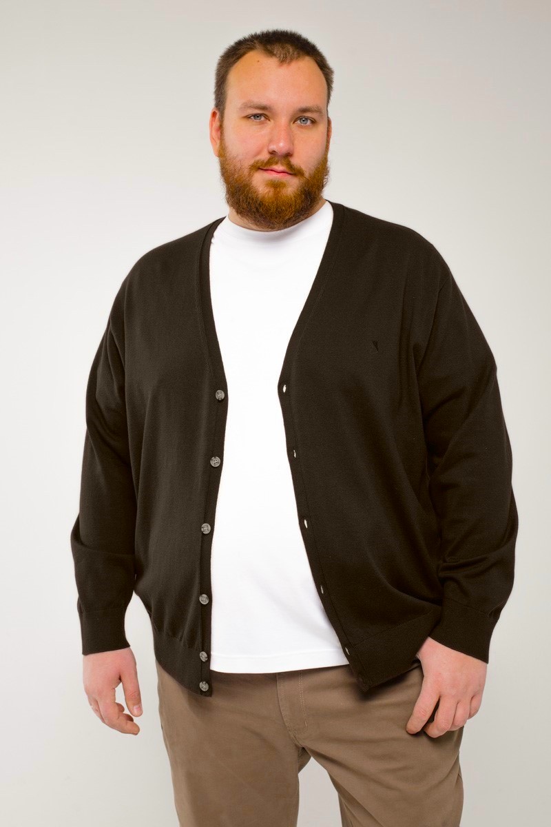 Кардиган мужской мужской большого размера, арт 3279/18