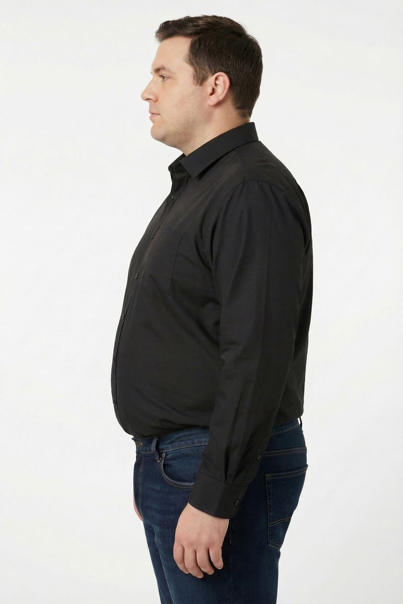 Мужская сорочка мужская большого размера, арт 502Б-09