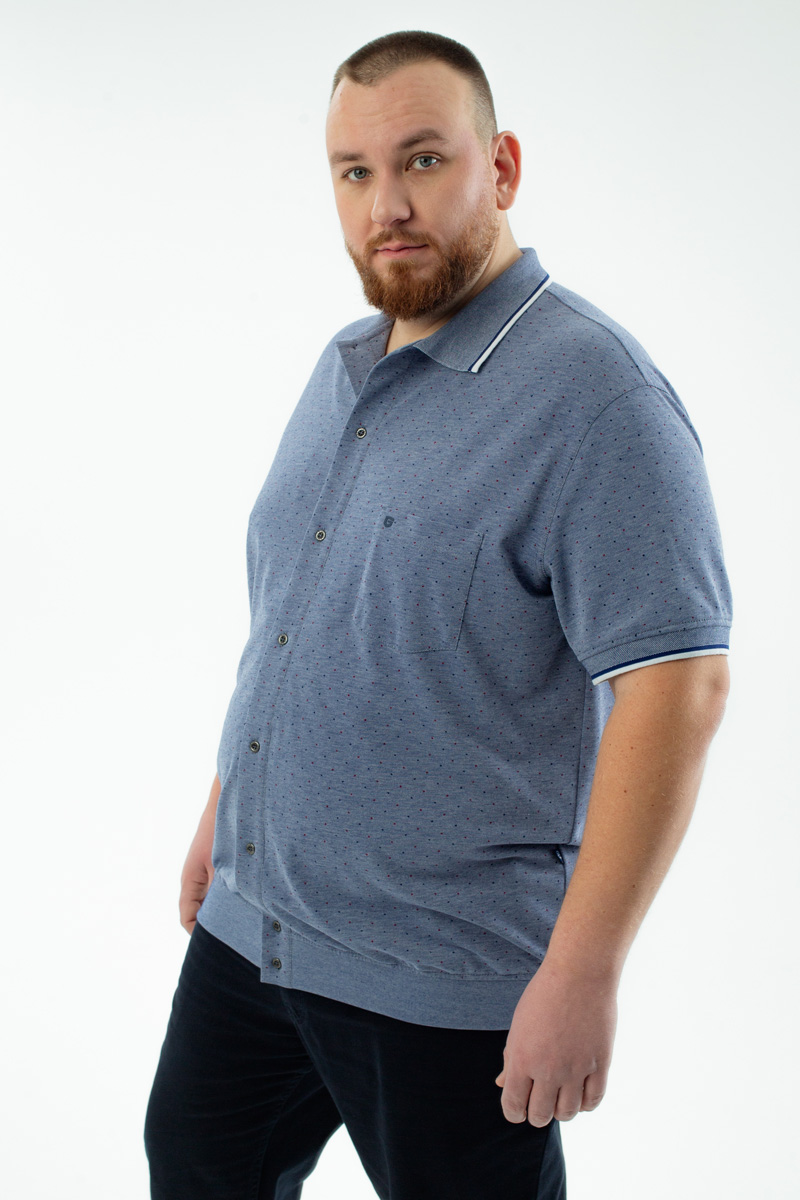 Рубашка мужская большого размера, арт 20225