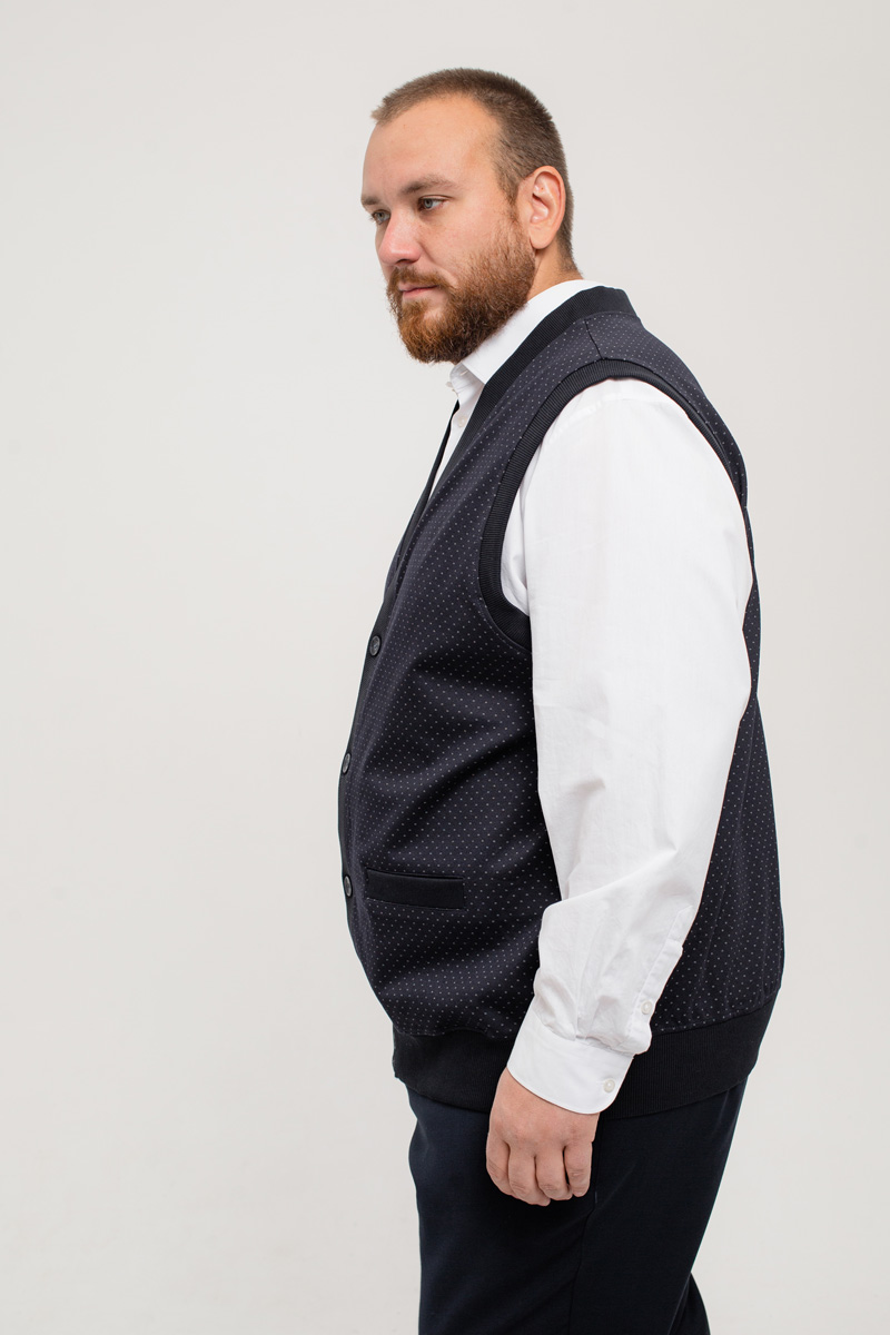 Жилет мужской мужской большого размера, арт 2229/1 