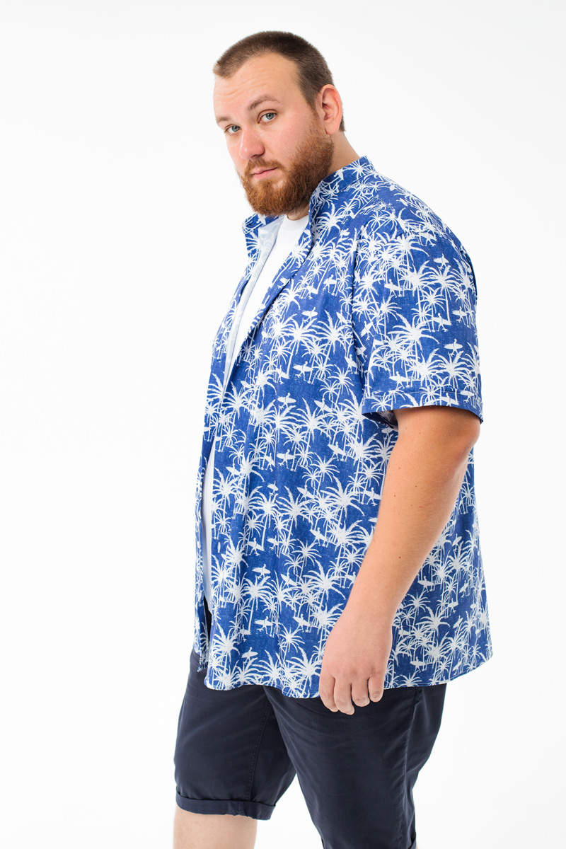 Рубашка MAXFORT мужская большого размера, арт Palermo 100