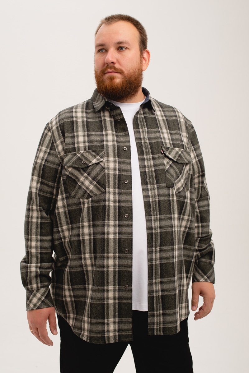 Рубашка  мужская большого размера, арт 20222/3