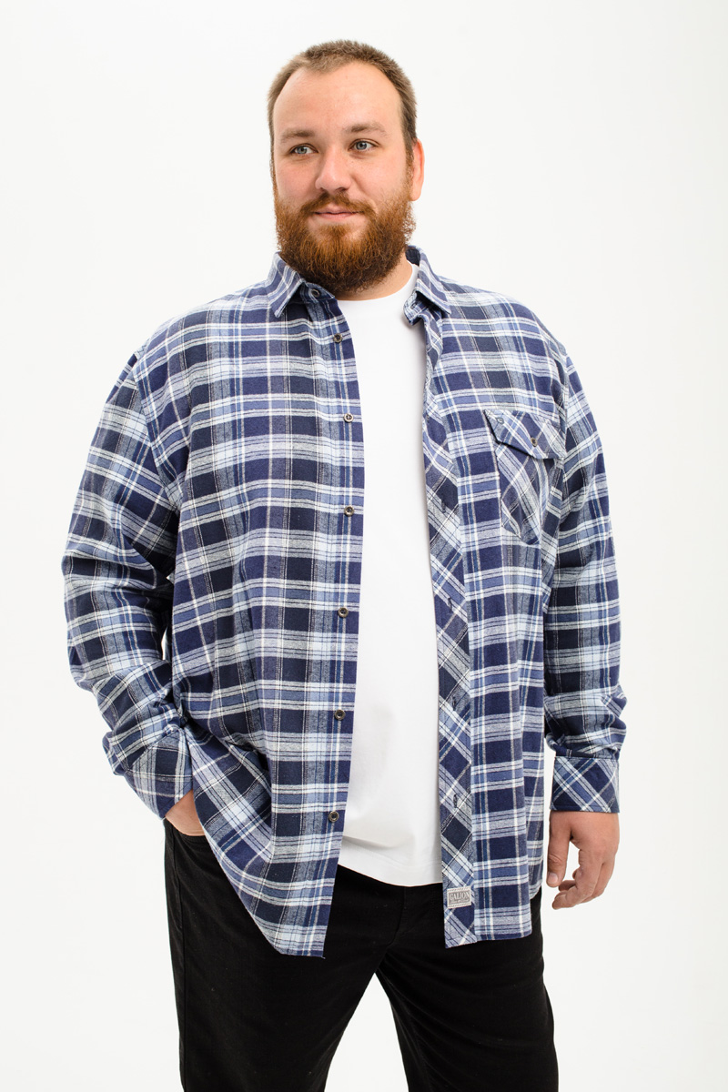 Рубашка мужская большого размера, арт 20229/2
