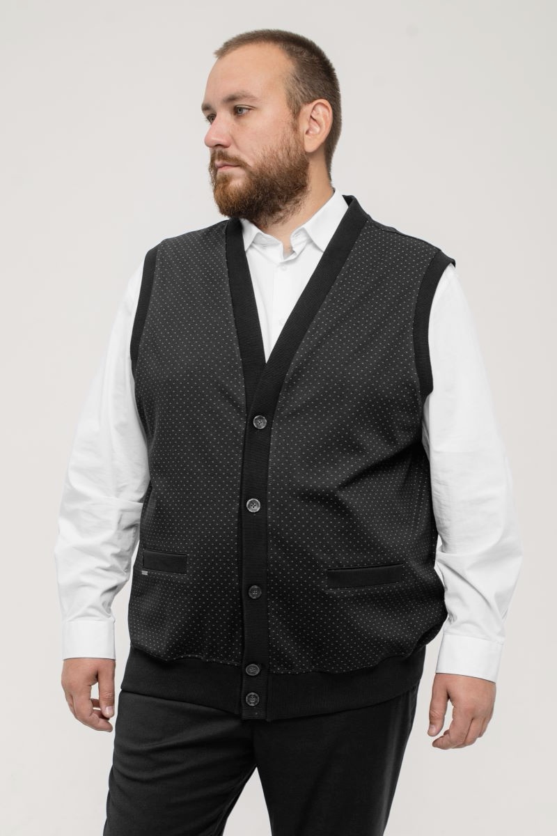 Жилет мужской мужской большого размера, арт 2229