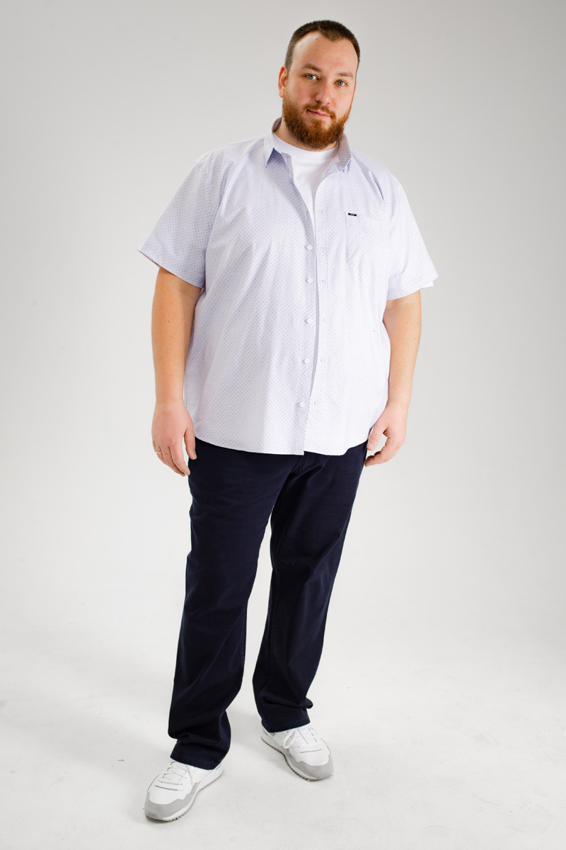 Рубашка мужская большого размера, арт 20228/2