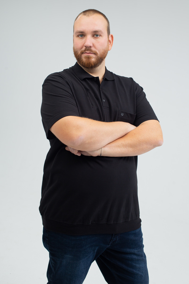 Мужская футболка-поло большого размера, арт 50220/1