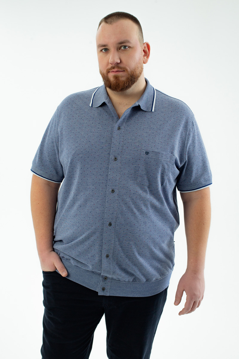 Рубашка мужская большого размера, арт 20225
