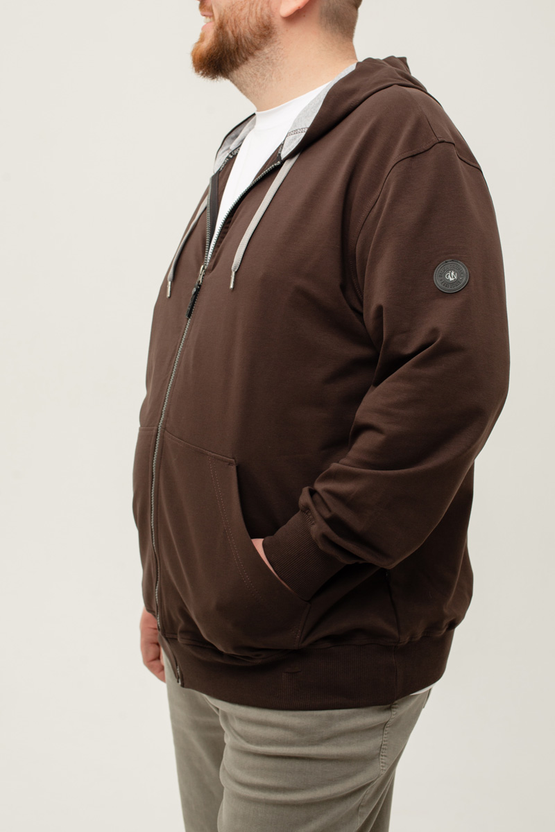 Толстовка 60285/18 коричневый
