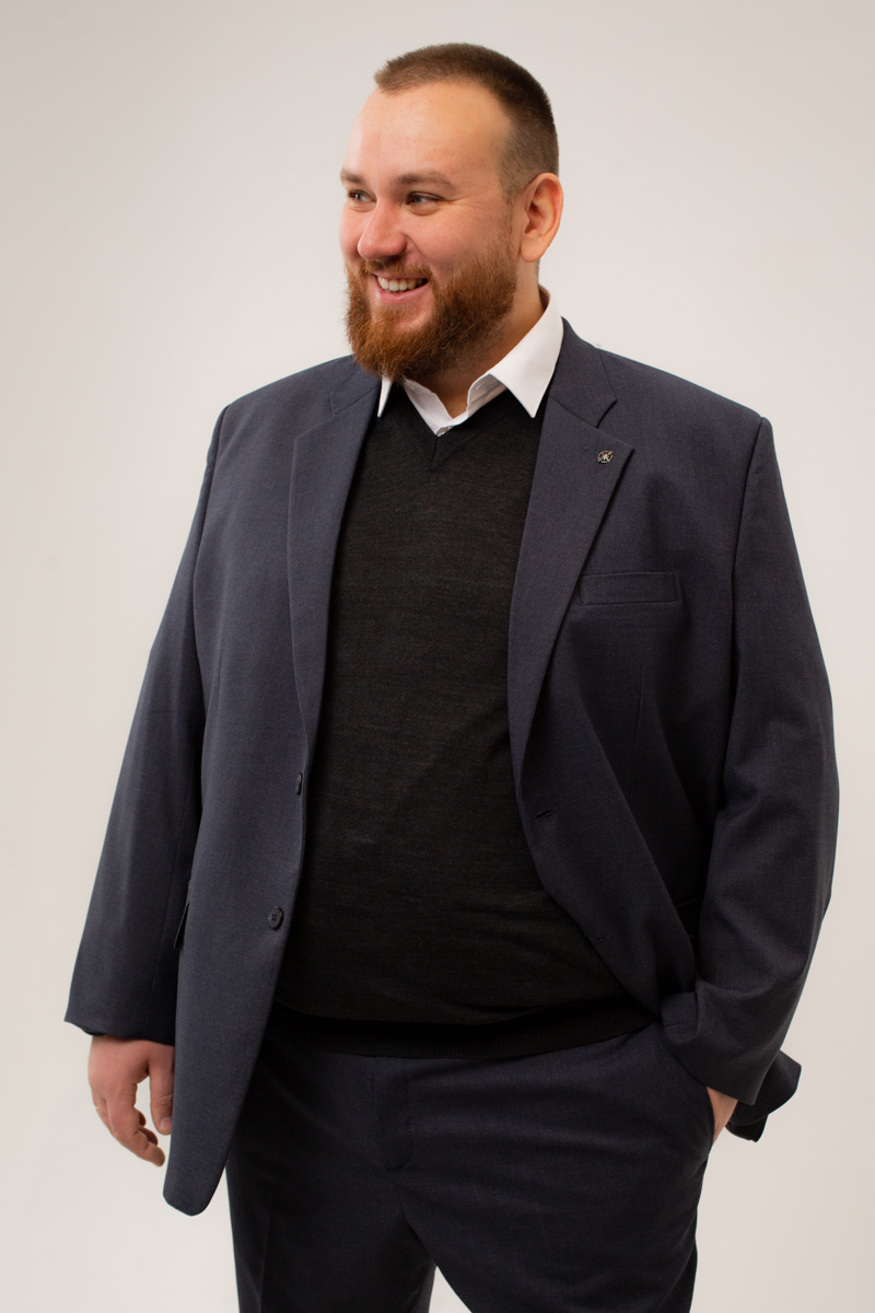 Мужской Костюм классический большого размера, арт 2861/3