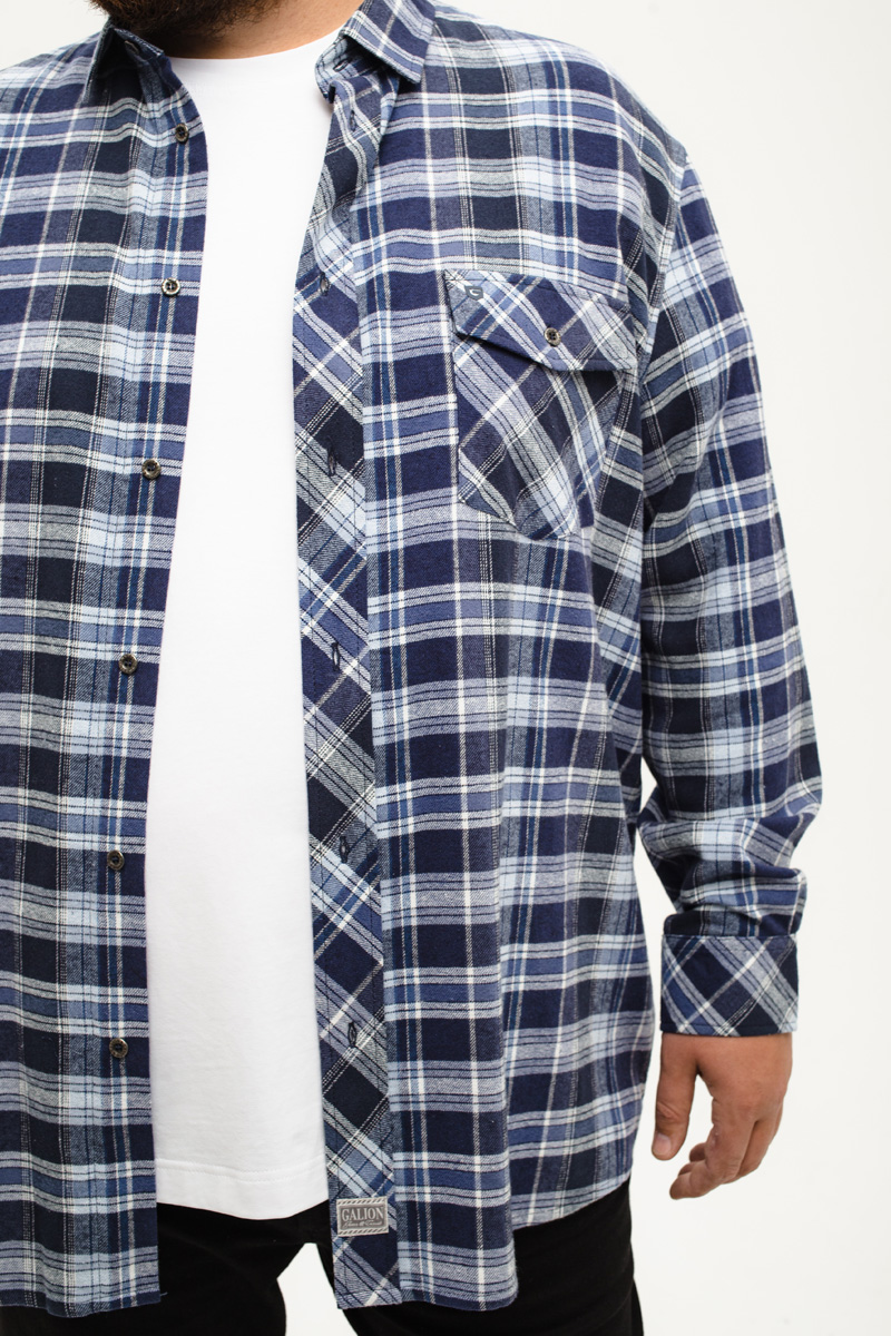 Рубашка мужская большого размера, арт 20229/2