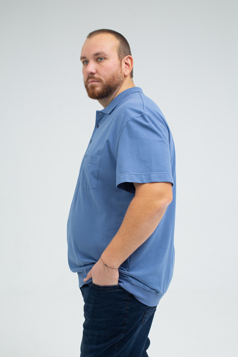 Мужская футболка-поло большого размера, арт  50220/27