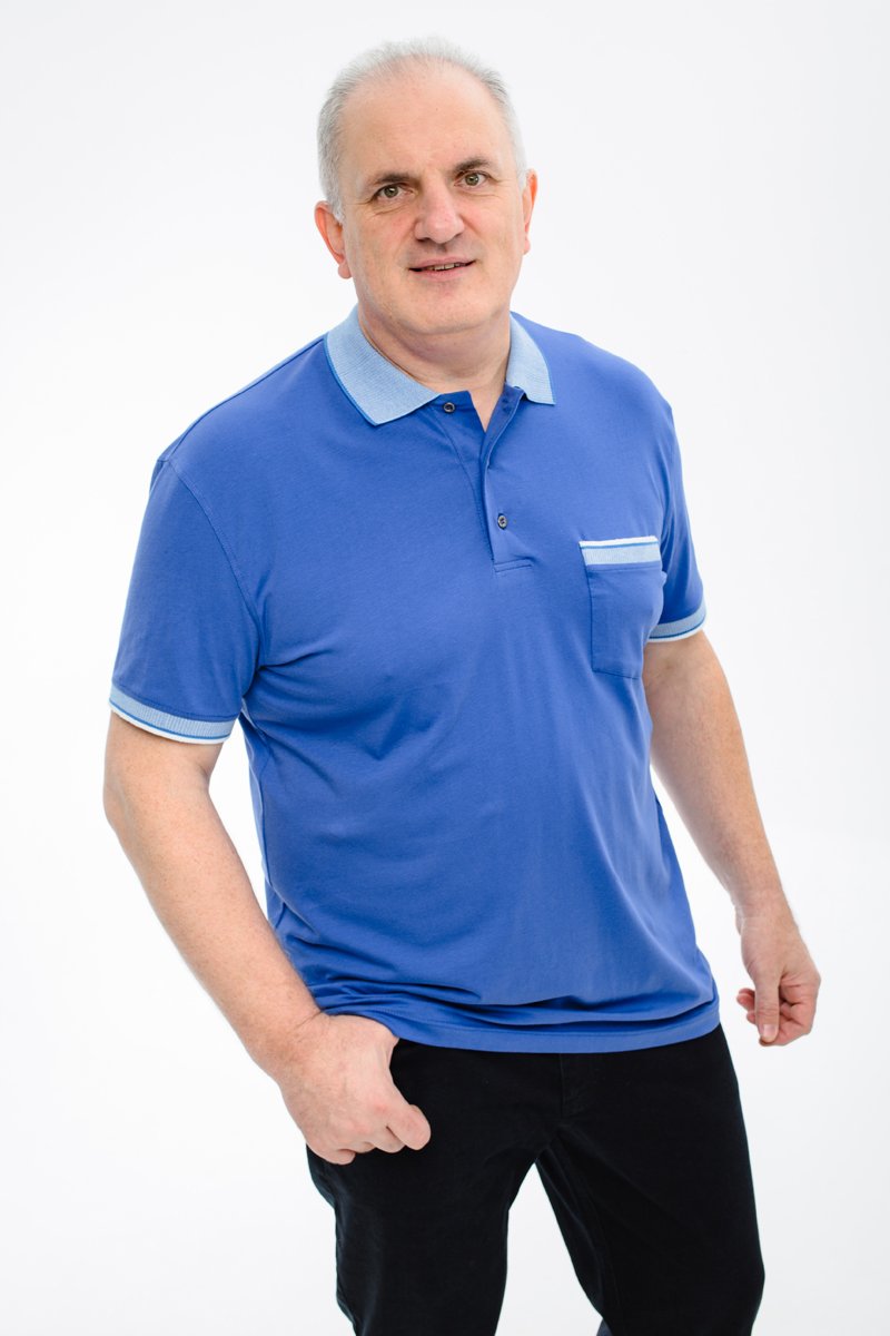 Мужская футболка-поло большого размера, арт 50293/19