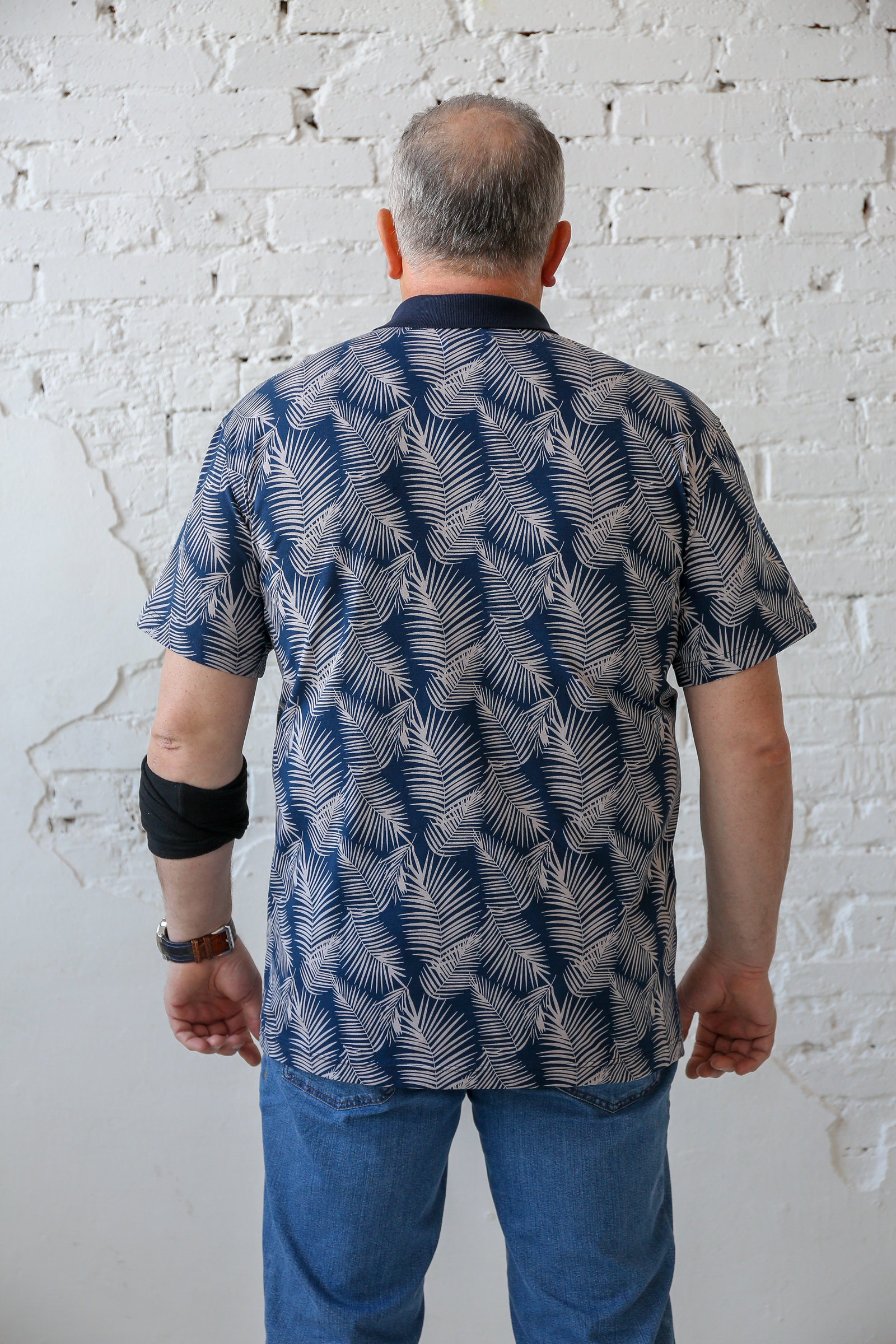 Мужская футболка-поло большого размера, арт 50267