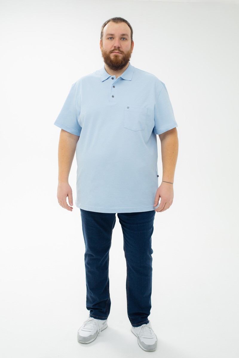Мужская футболка-поло большого размера, арт 50130/8