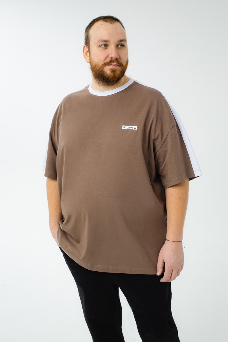 Футболка мужская мужская больших размеров, арт 40432/4 