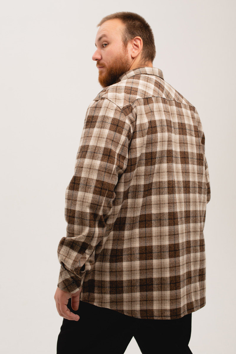 Рубашка  мужская большого размера, арт 20222/2