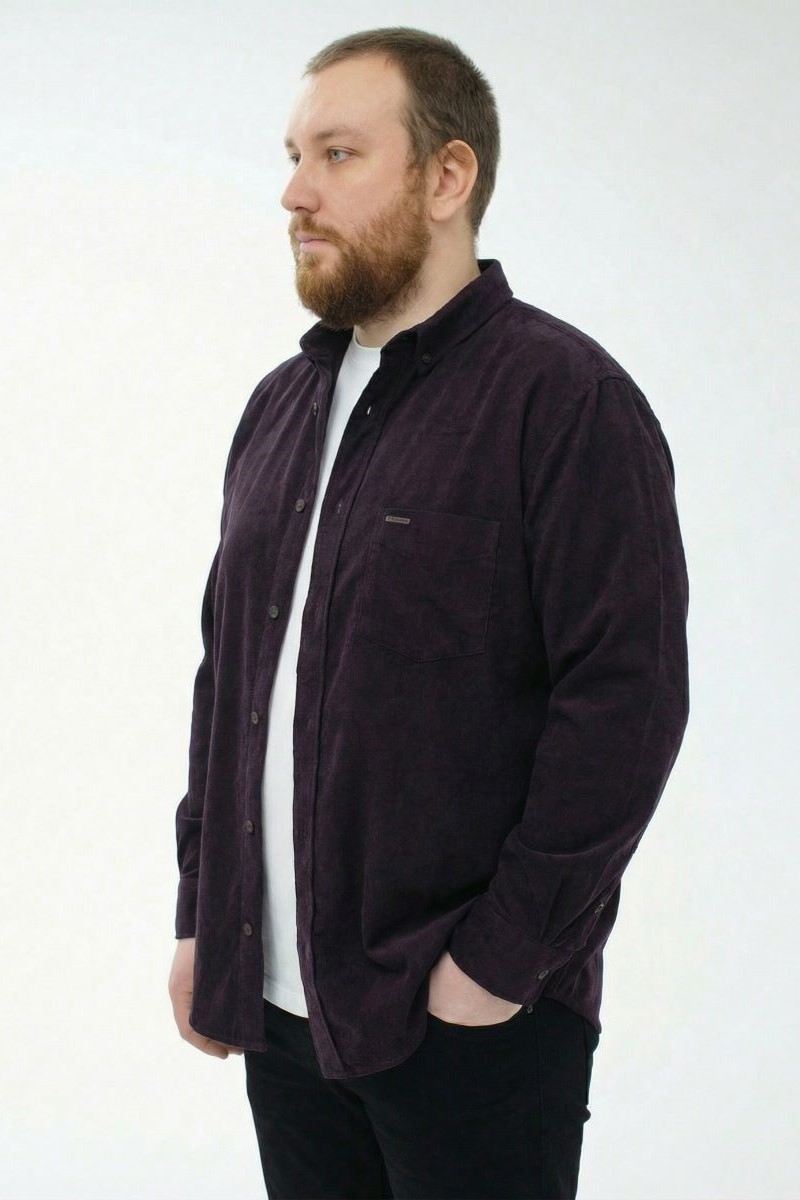 Рубашка мужская большого размера, арт 20231/6