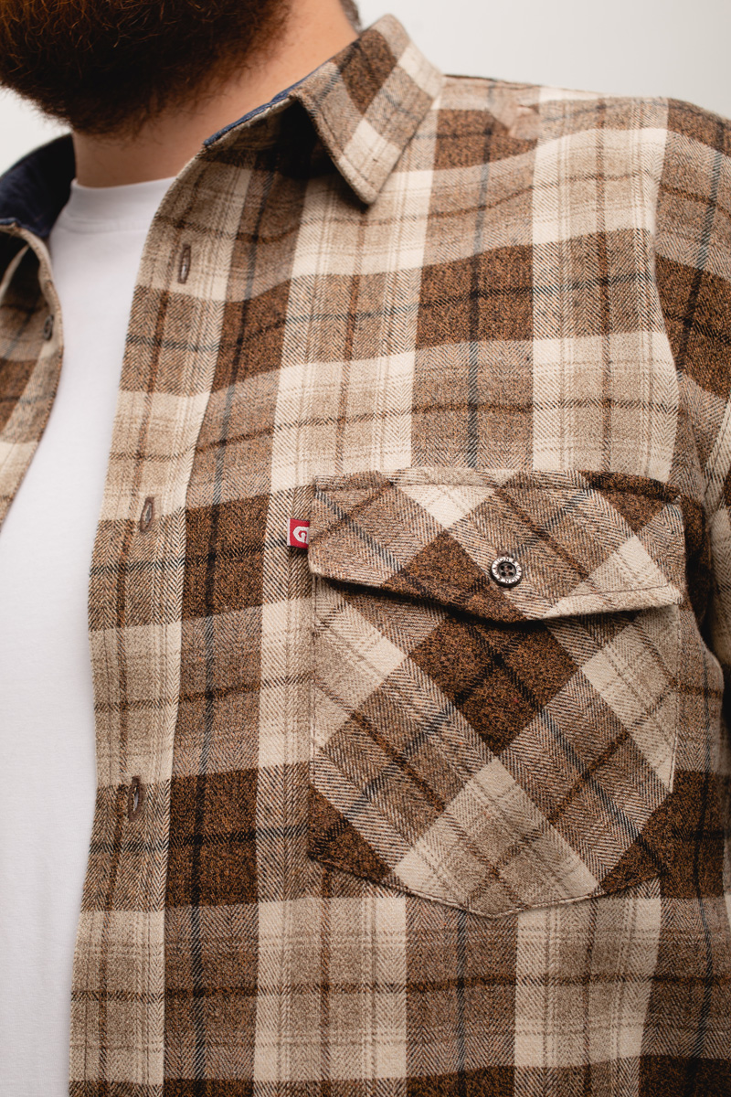 Рубашка  мужская большого размера, арт 20222/2