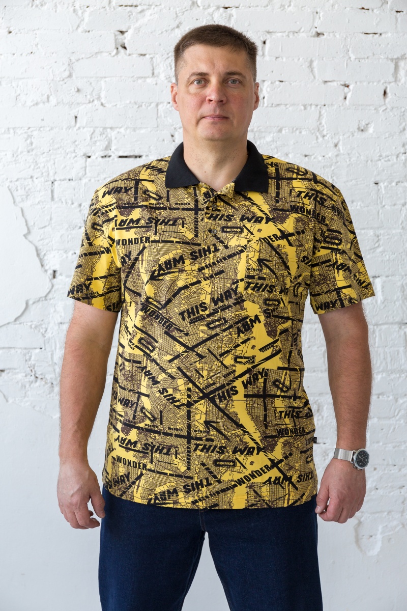 Мужская футболка-поло большого размера, арт 50254/3