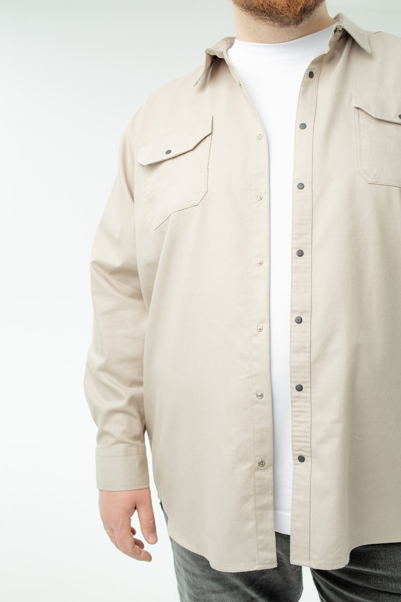 Рубашка мужская большого размера, арт 20224/16