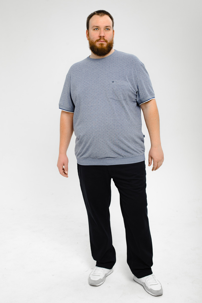 Футболка мужская мужская больших размеров, арт 40404 