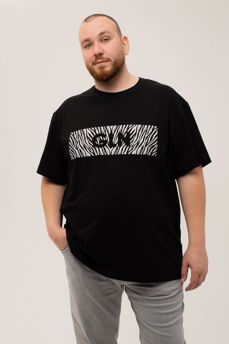 Футболка мужская мужская больших размеров, арт 4080/1/50 