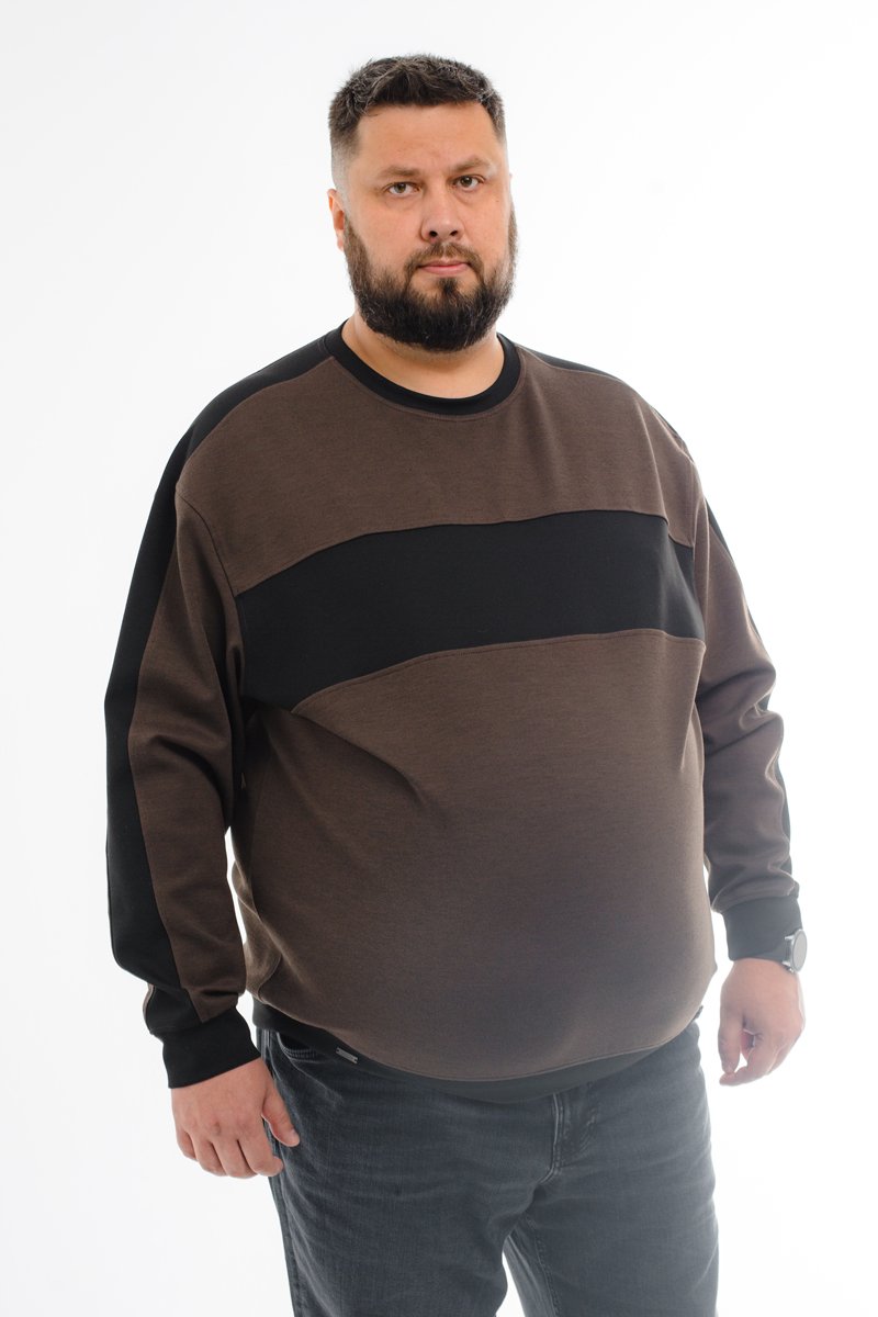 Джемпер мужской мужской большого размера, арт 40389/2