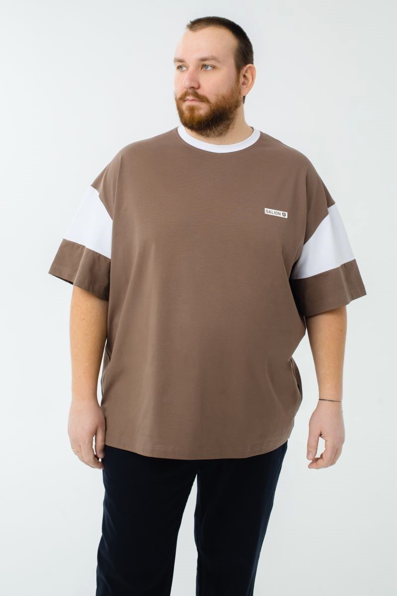 Футболка мужская мужская больших размеров, арт 40431/4 