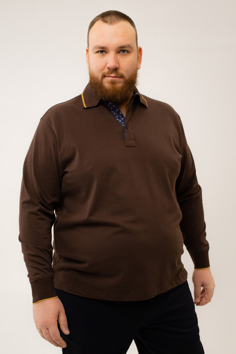 Мужская футболка- поло maxfort большого размера, арт 40650800