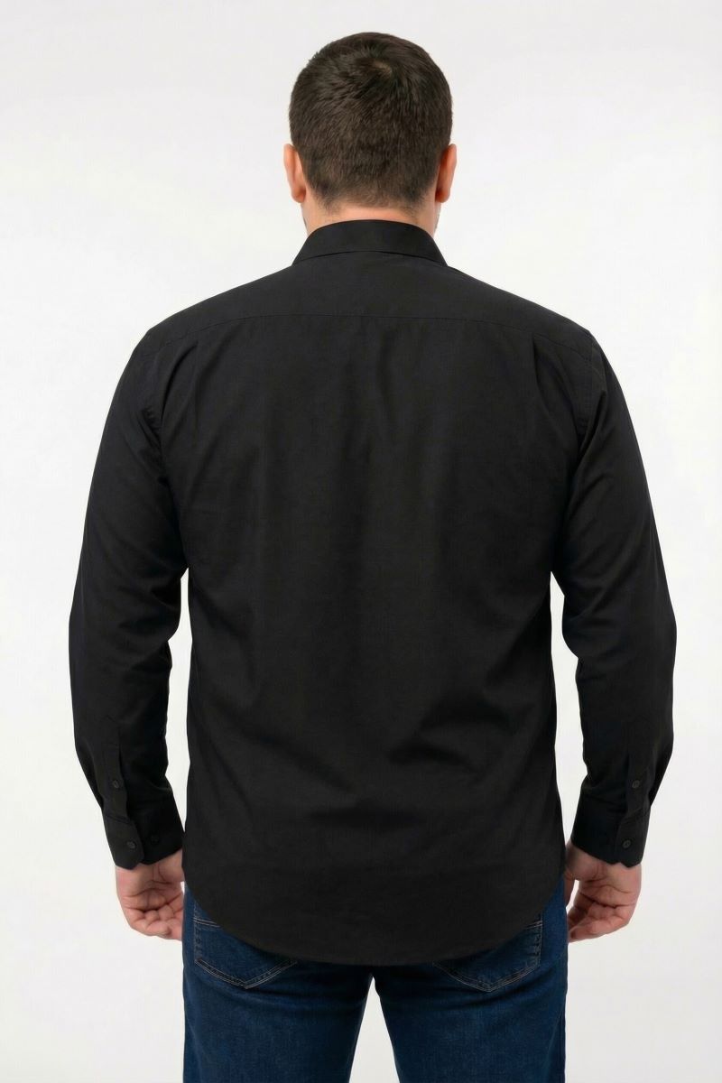 Мужская сорочка мужская большого размера, арт 502Б-09