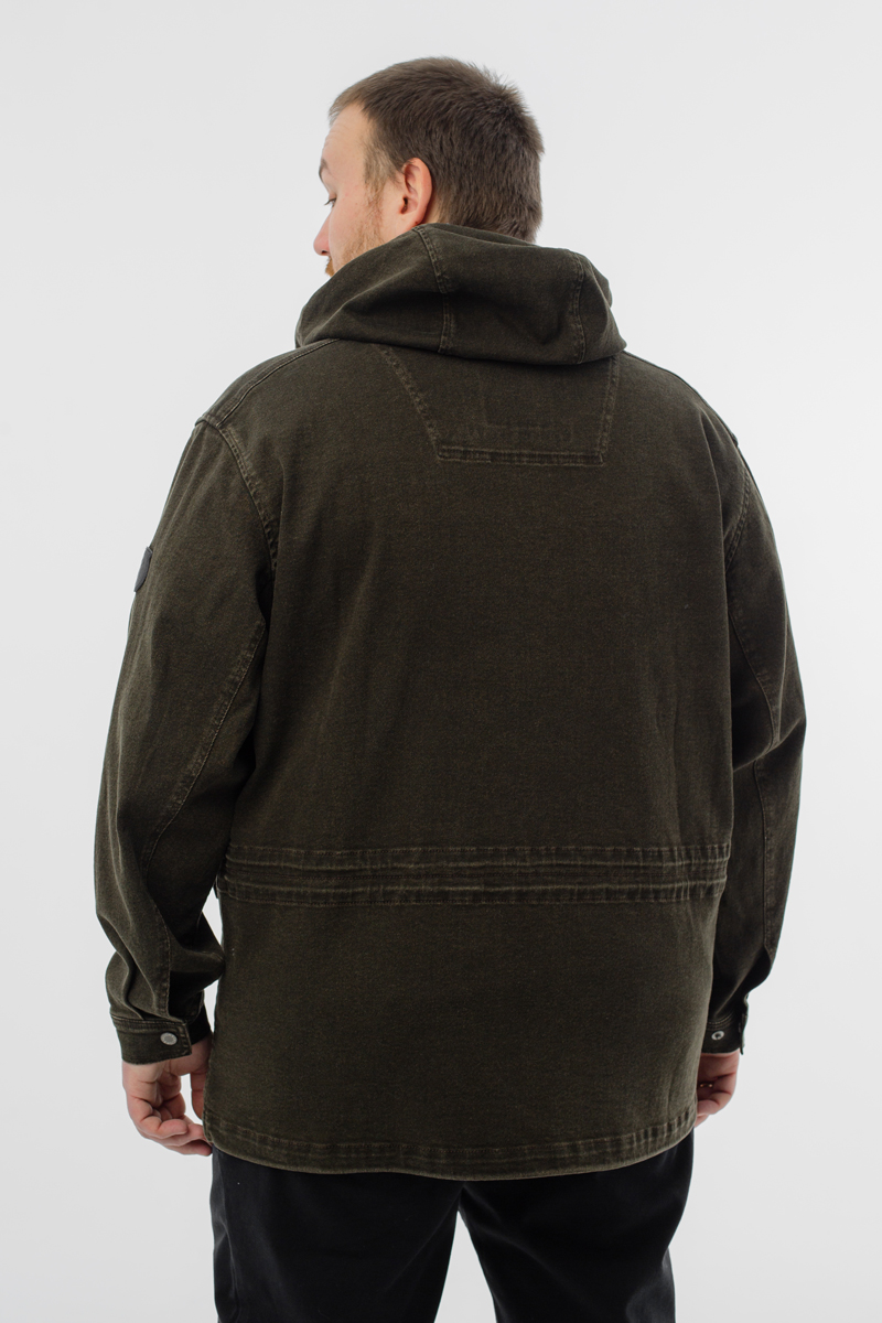 Мужская джинсовая куртка большого размера, арт 25413/7