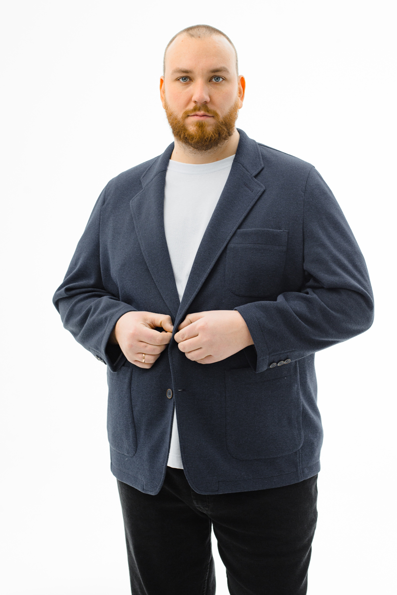 Мужской пиджак  большого размера, арт 21122/1