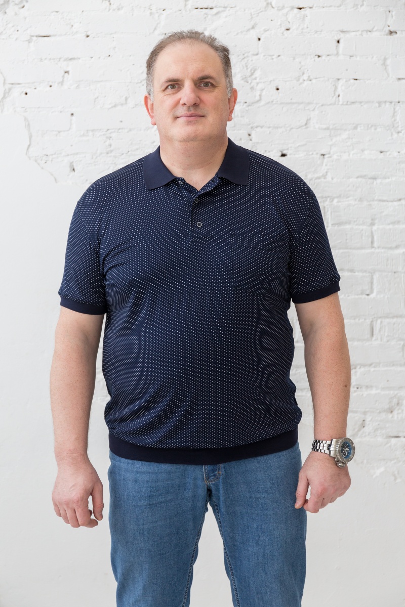 Мужская футболка-поло большого размера, арт 50266/1