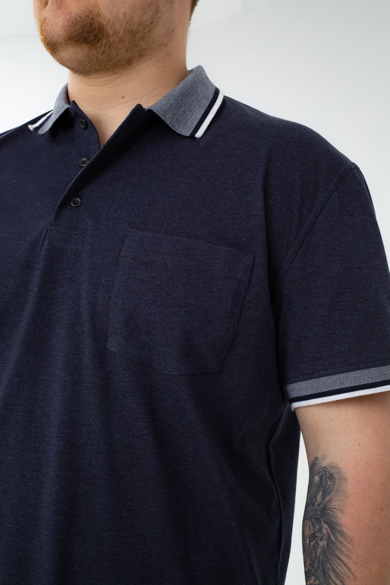 Мужская футболка-поло большого размера, арт 50330/27