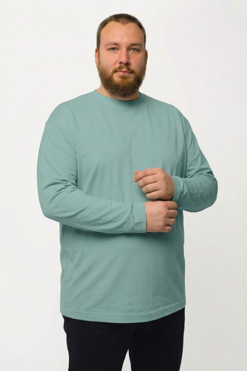 Лонгслив мужской мужская борльшого размера, арт 40140/35