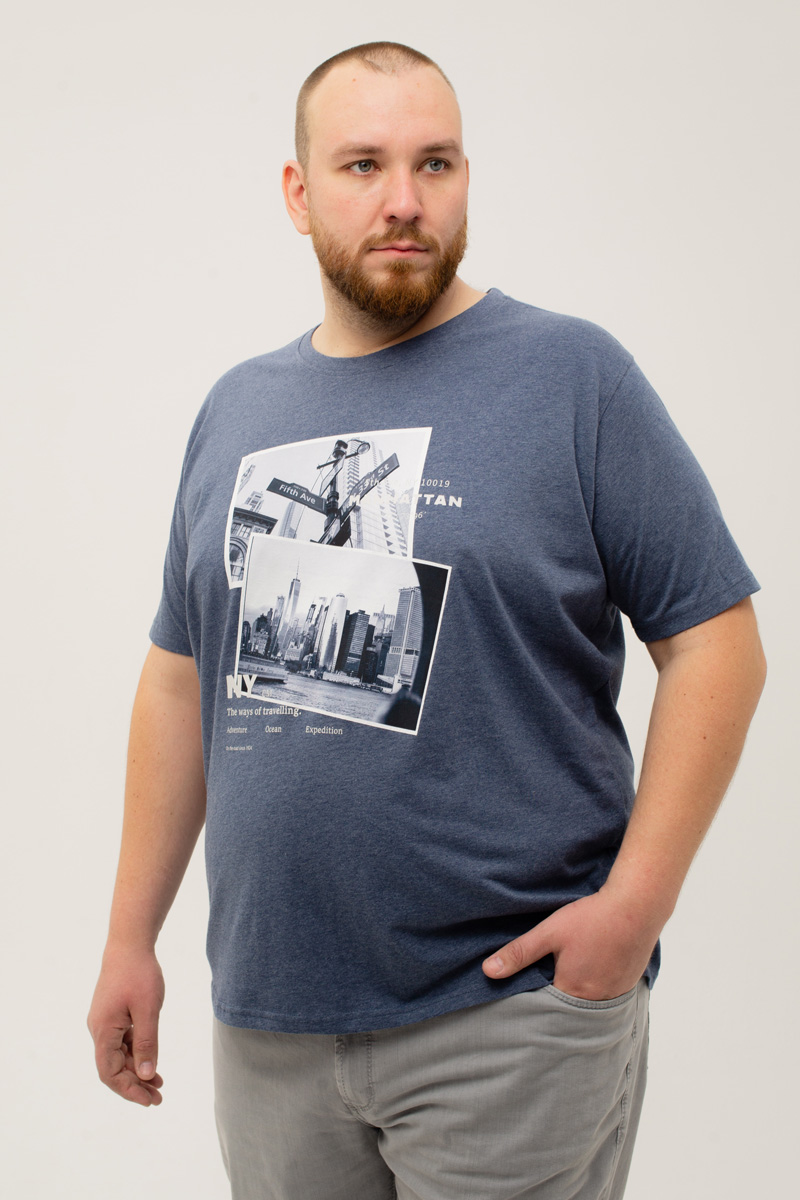 Футболка CasaModa мужская мужская больших размеров, арт 954383900/126 