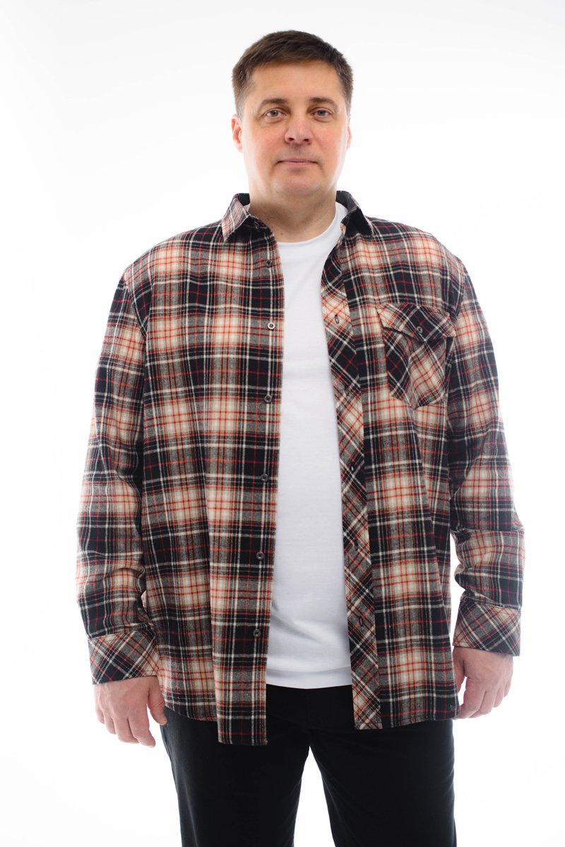 Рубашка  мужская большого размера, арт 20207/1