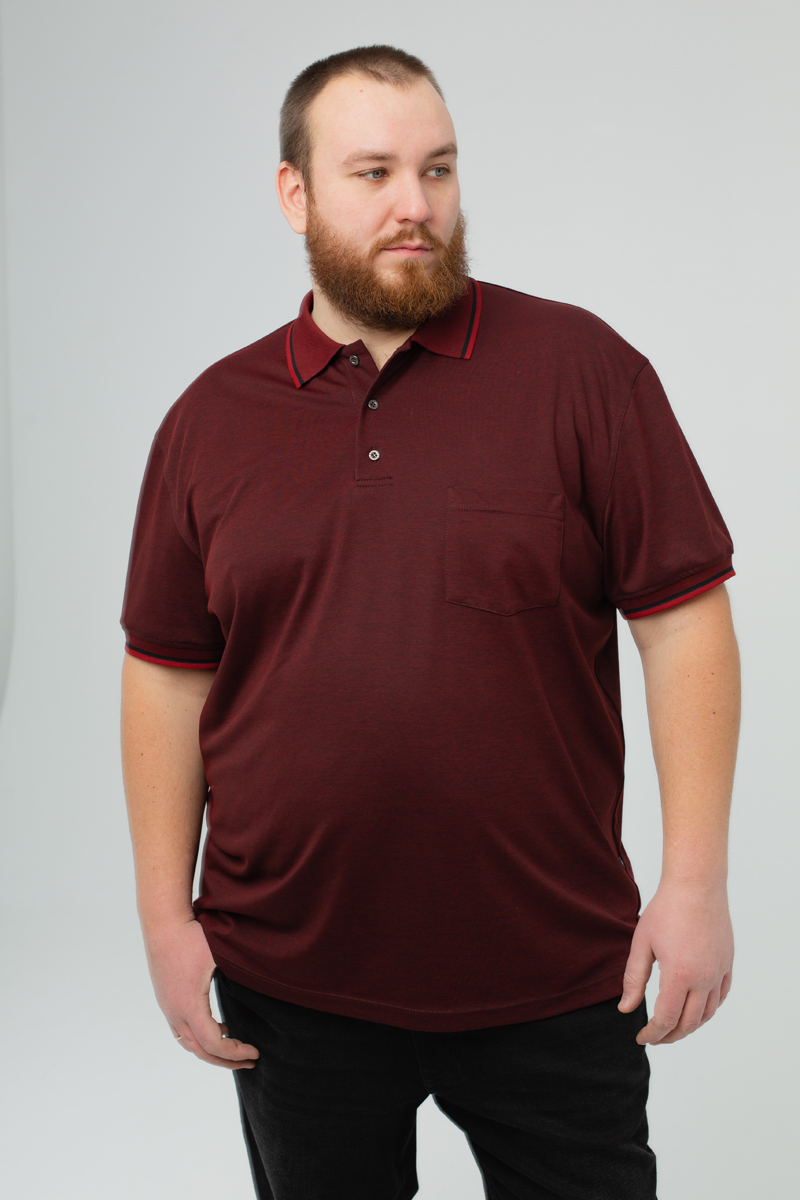Мужская футболка-поло большого размера, арт 50298/48