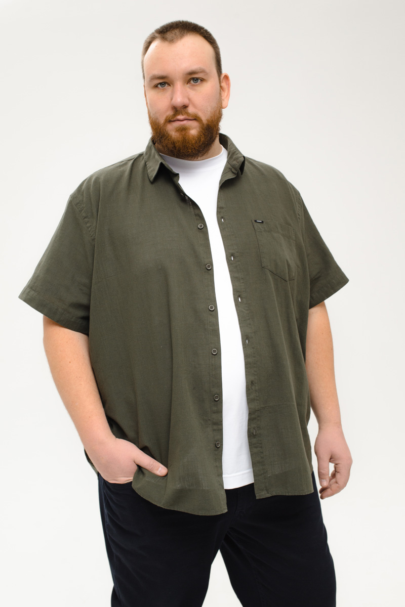 Рубашка мужская большого размера, арт 20226/7