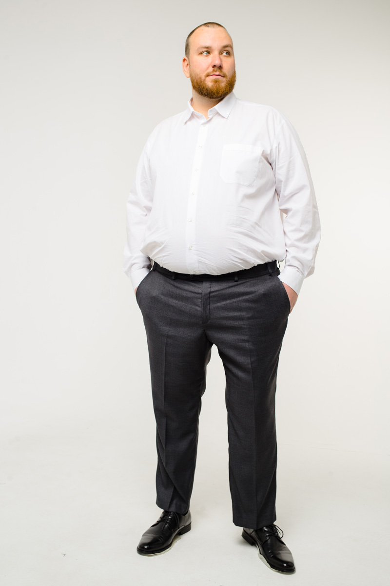 Мужские брюки классические большого размера, арт 26136