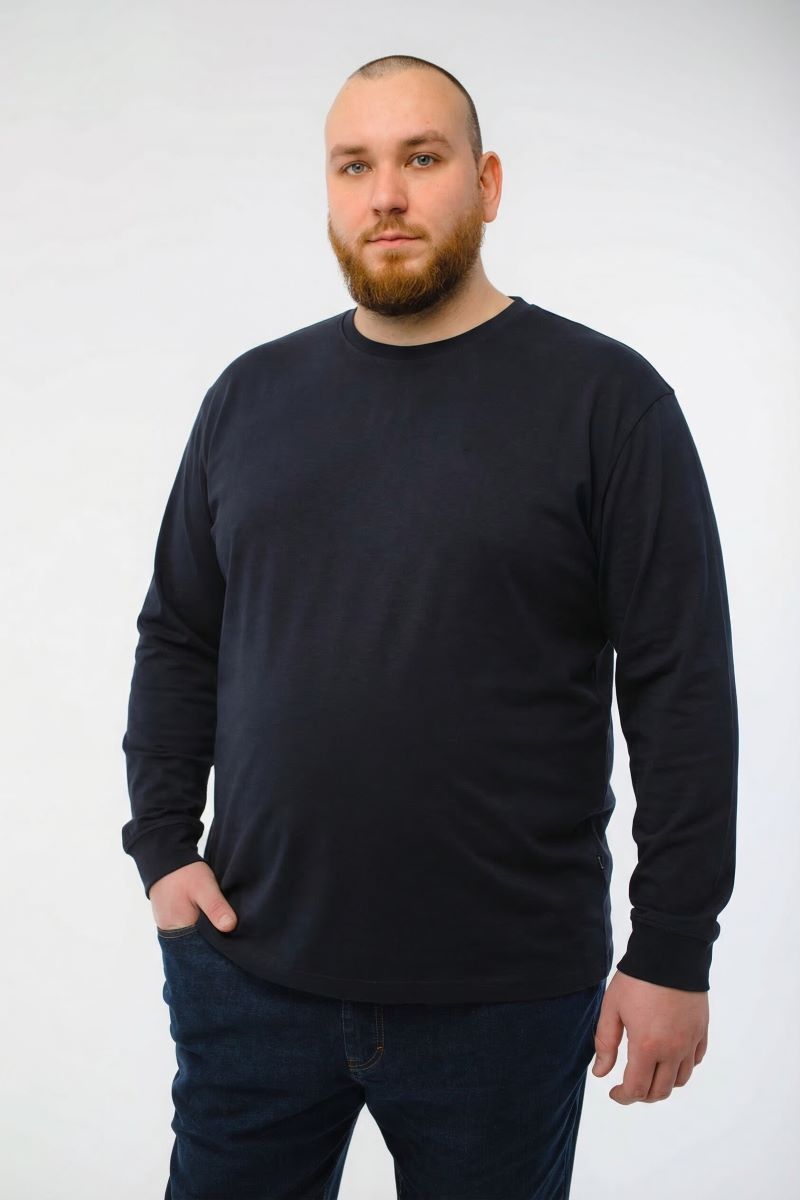 Лонгслив мужской мужская борльшого размера, арт 40420/4