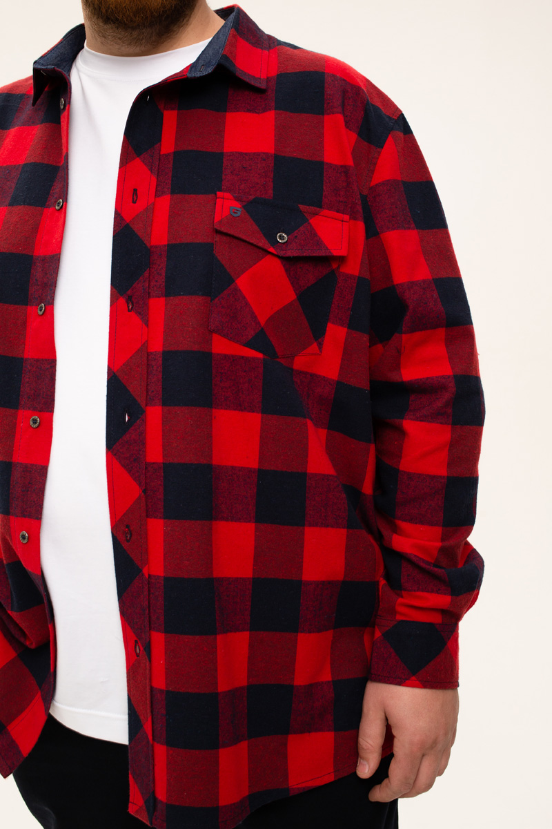 Рубашка мужская большого размера, арт 20229/1