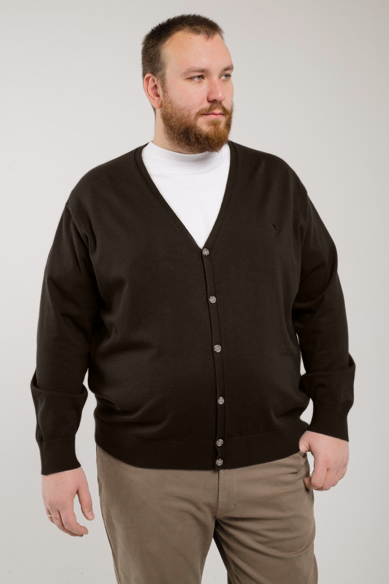 Кардиган мужской мужской большого размера, арт 3279/18