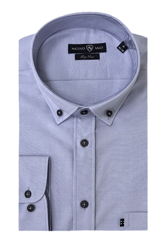 Мужская сорочка мужская большого размера, арт 25-61-Б-02