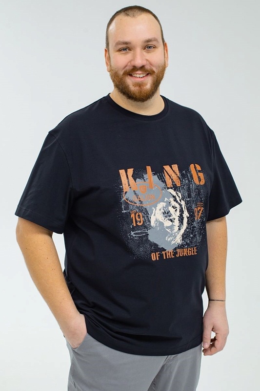 Футболка мужская мужская больших размеров, арт 4080/1/69 