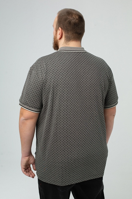 Мужская футболка-поло большого размера, арт 50320