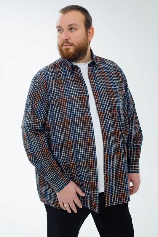 Рубашка CasaModa  мужская большого размера, арт 454513800